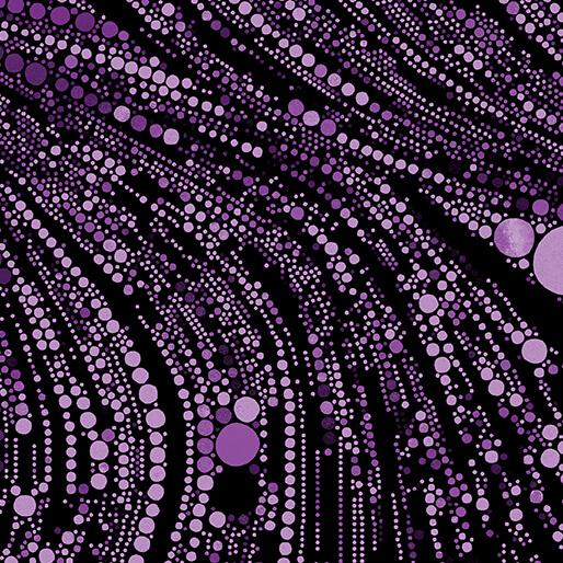 Cat Artistry Circled Swirl - Purple