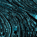 Cat Artistry Circled Swirl - Turquoise