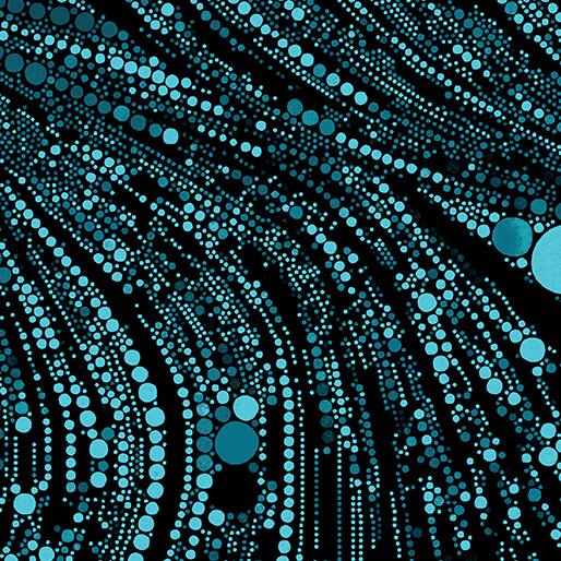 Cat Artistry Circled Swirl - Turquoise