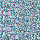 Cat's Meow Serendiptiy Swirl - Light Teal/Multi