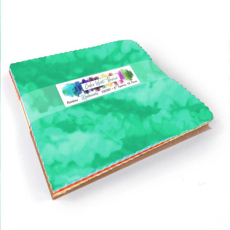 Cedar West Basics - Rainbow 5" Squares