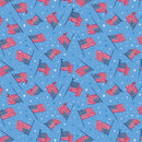 Celebrate the USA Flags of the USA - Medium Blue