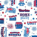 Celebrate the USA Let's Celebrate Words - White
