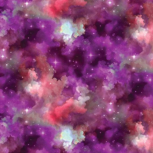 Celestial Skies Light Show Sky - Fuchsia/Coral