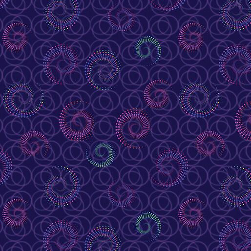 Celestial Skies Spiral Shower - Plum