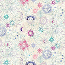 Celestial Skies Sun and Moon - Cream