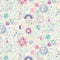 Celestial Skies Sun and Moon - Cream