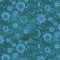 Celestial Skies Sun and Moon Tonal - Teal