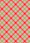 Celtic Christmas Check - Green/Red