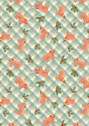 Celtic Christmas Highlands & Holly - Icy Meadow Gingham