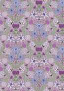 Celtic Summer Mirrored Thistle and Bee - Heather