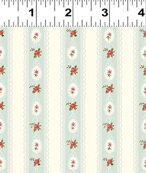 Charlotte Ribbon Stripe - Turquoise