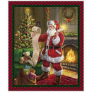 Checking It Twice 36" Santa Panel - Multi