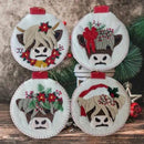 Christmas Cows Ornament Kit