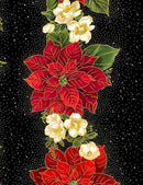Christmas Joy -Poinsettia Metallic Bouquet