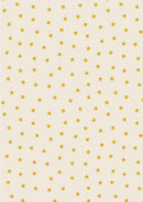 Christmas in Bluebell Wood Stars - Cream w/gold Metallic
