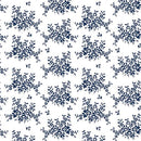 Classic Keepsakes in Blue Mini Floral Bouquet - White/Navy