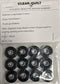 Clear-Quilt Pre-Wound 15/A Bobbins - 12 ct Cotton - Black