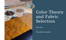 NEQE 2026 - Thursday April 9th 8:30am - 11:30am - Color Theory in Quilts Lecture with Rose Day