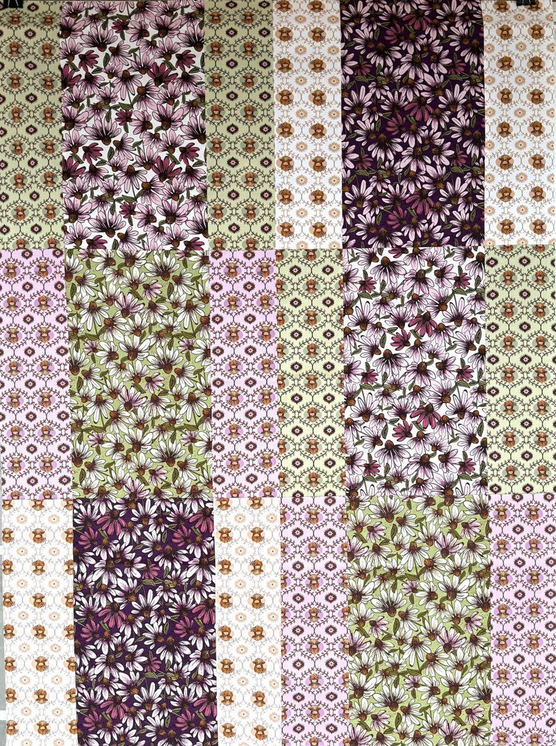 Coneflower Corral - Moonstone Quilt Kit