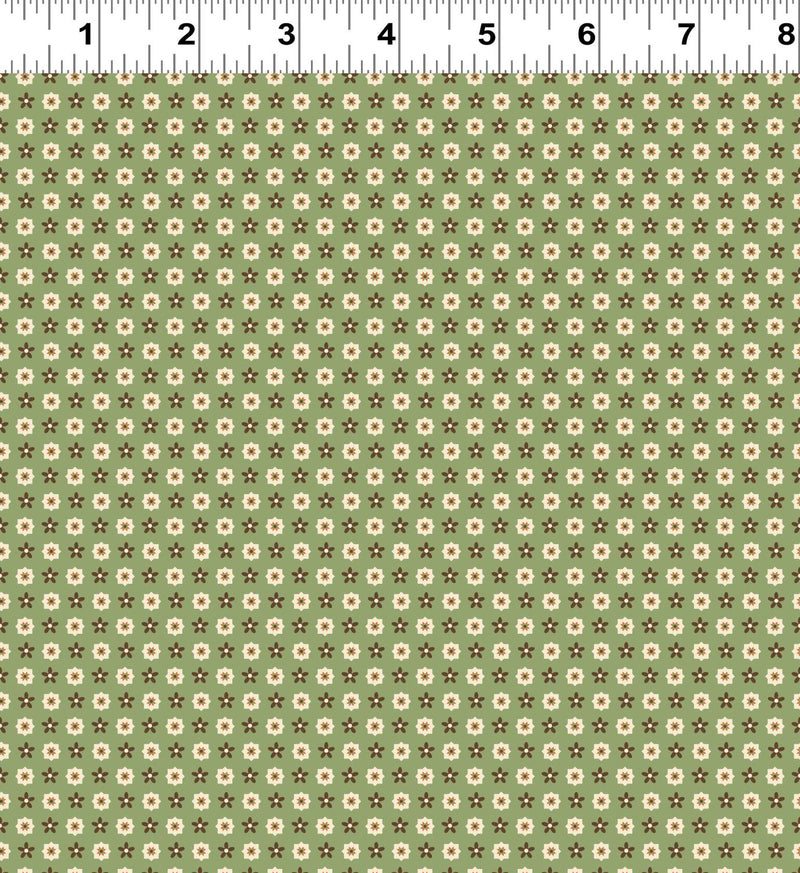 Coneflower Corral Bandana - Olive