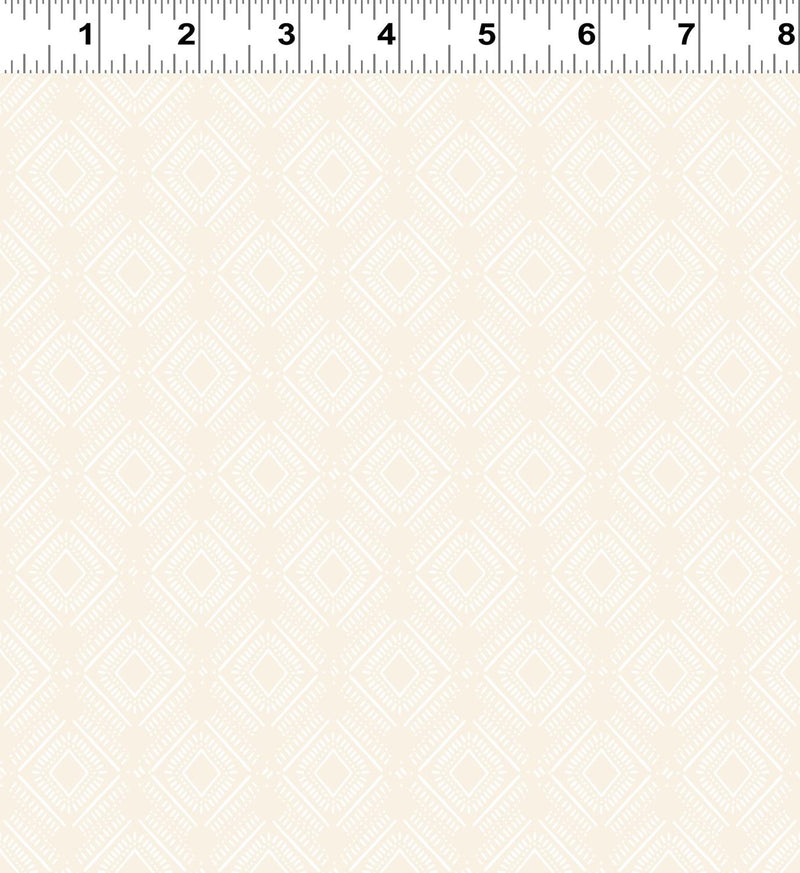 Coneflower Corral Diamonds - Light Khaki