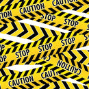 Construction Crew -Caution Tape White.