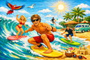 $50 Gift Certificate-Mystery Five-0  Surf's Up Mega Mystery