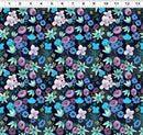 Cottage Dreams Packed Floral - Navy Blue