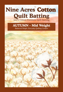 Cotton Autumn Batting BTY 90" wide - Natural