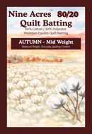 Cotton Autumn Batting Double (100" x 90") - Natural