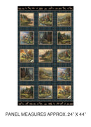 Cozy Cabin - Cozy Cabins Panel -  Teal