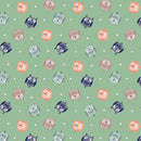 Cozy Forest Comfort Flannnel Cozy Owls - Green