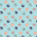 Cozy Forest Comfort Flannnel Cozy Owls - Sky Blue