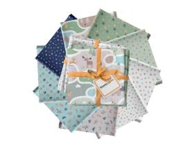 Cozy Forest Comfort Flannnel Fat Quarter Bundle - 9 pieces