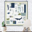 Crocodile Smiles Blue Lagoon Quilt Kit