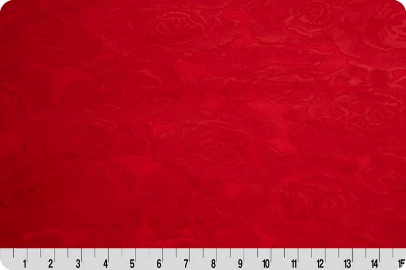 Cuddle 90" Solid Rose Burnout - Scarlet