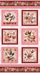 Cupid's Arrow 24" Block Panel - Blush