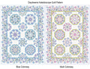 Daydreams Kaleidoscope Quilt Pattern 65" x 87.5"