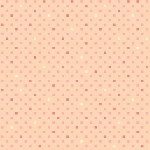 Dazzle Dots 2 Dazzling Squares - Light Peach