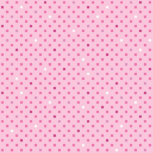 Dazzle Dots 2 Dazzling Squares - Rose