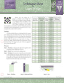 Deb Tucker Technique Sheet - Edged Wedge