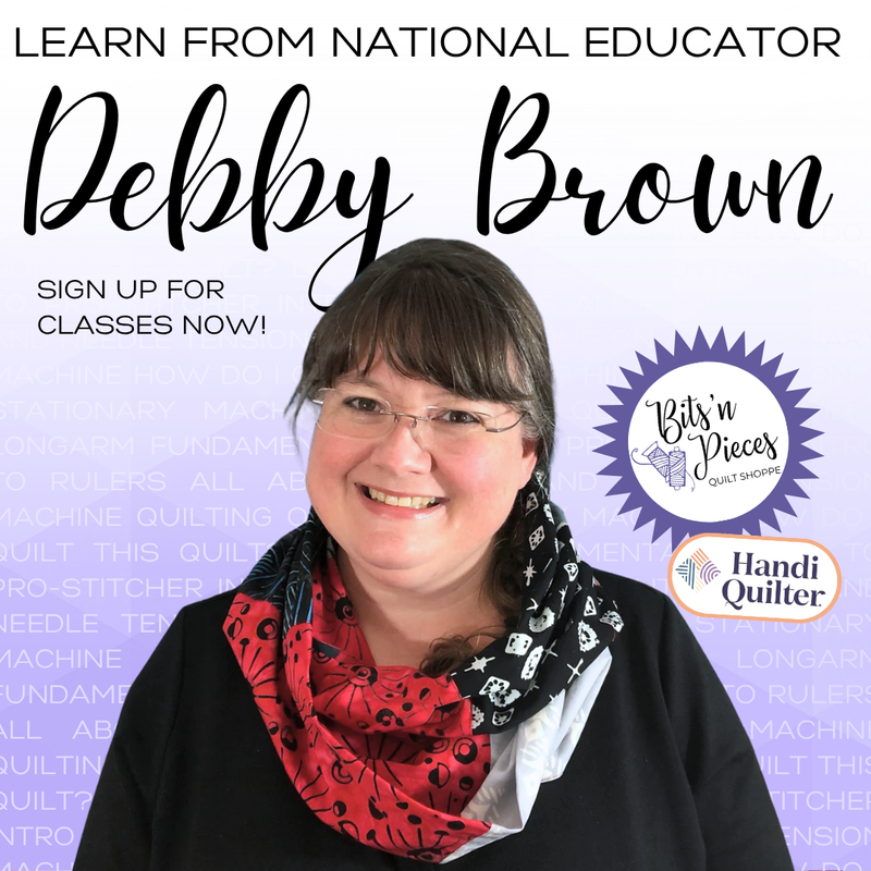 Debby Brown-Intro To Machine Quilting on a Stationary Machine Friday June 6th 9-12 am