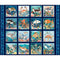 Deep Sea Dazzle 36" Undersea Panel - Navy