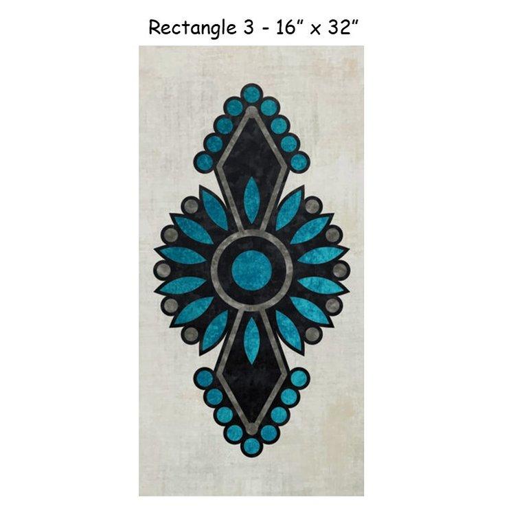 Desert Jewels Rectangle 1 Laser Cut Applique Kit