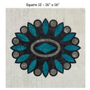 Desert Jewels Square 12 Laser Cut Applique Kit