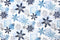 Digital Cuddle - Snowfall - Navy