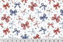 Digital Cuddle Red White & Bow - Multi