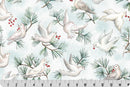 Digital Cuddle White Doves - Saltwater