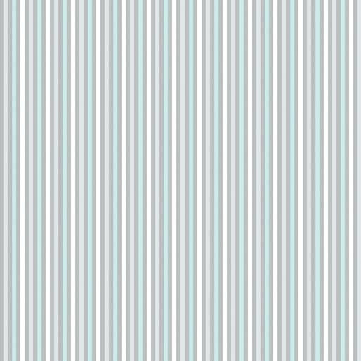 Doodle Baby Flannel Dream Stripe - Turquoise/Multi